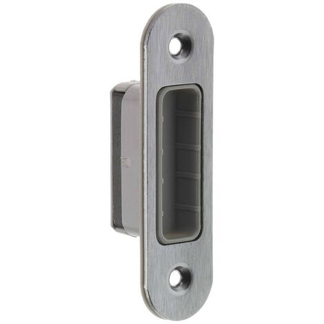 1PZ CONTROPIASTRA PER SERRATURA MAGNETICA 'B-FORTY N65 B.T. cromo opaco - inter.90 mm