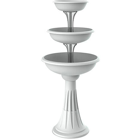 Rostikal, colonna per fiori da 115 cm e ciotola da 40 x 40 cm e 15 cm di profondità, decorazione da giardino vintage