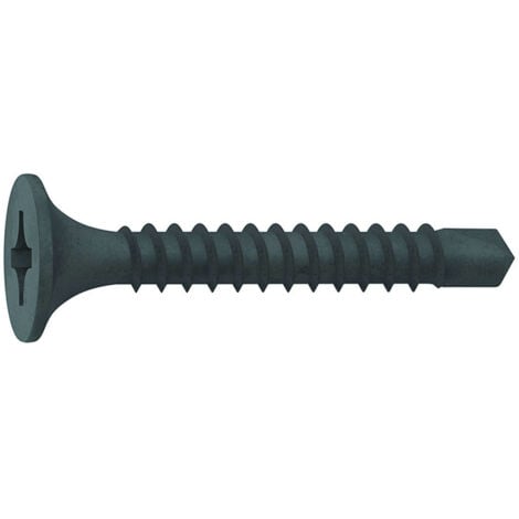 50 Viti Autoperforanti Per Cartongesso 3.5x35mm - Nero, Testa Phillips, Acciaio Fosfatato - Foto 8