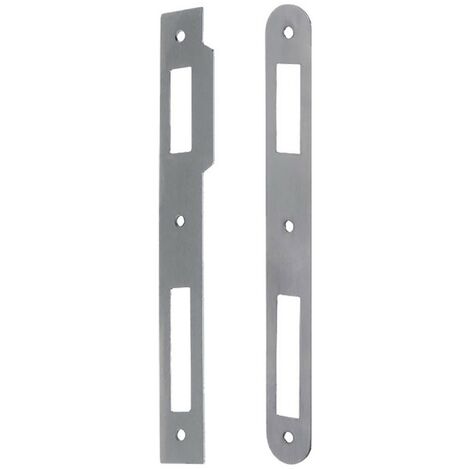 1PZ CONTROPIASTRA PER SERRATURA 'PATENT' B.T. bronzato - interasse 90 mm