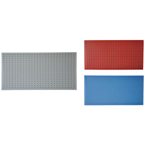 Pannello portautensili in lamiera forat 50x100cm rosso