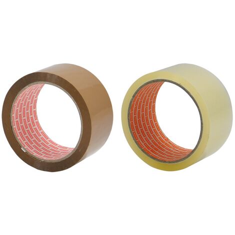 Nastro Da Imballaggio - Nastro Per Pacchi - Nastro Adesivo - 6 Rotoli 48 Mm X 10 M Nastro Da Imballaggio Marrone Per Scatole Nastro Da Imballaggio Sicuro Per Traslochi 89797485