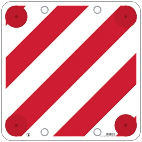 Cartello Segnaletico Carichi Sporgenti - PVC 50x50 Cm, Confezione Da 10