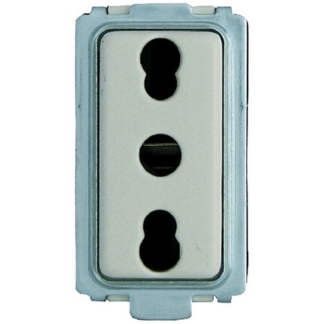 Presa Bivalente Di Sicurezza 2P+T 10/16A 250V - Standard Italiano - Foto 12