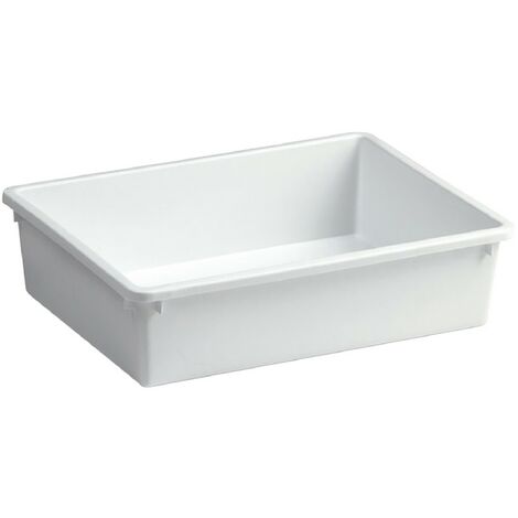 H&H Vaschetta Con Bordo Melamina 35X25X8 Contenitore Cucina