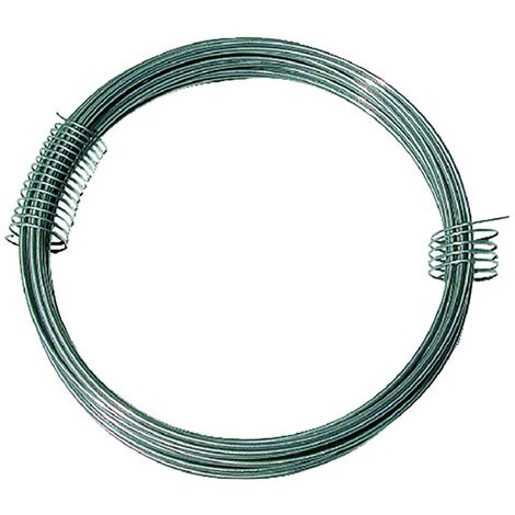 10PZ MATASSINA FILO FERRO ZINCATO N. 4 mm 0,9 mt 27