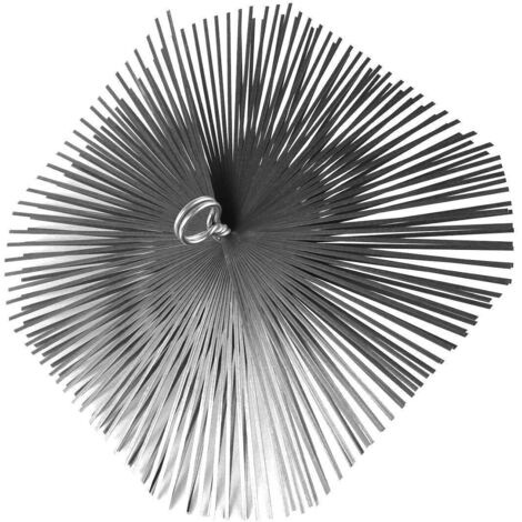 Scovolo Acciaio Per Pulizia Canna Fumaria - 20cm Quadrato - Foto 11