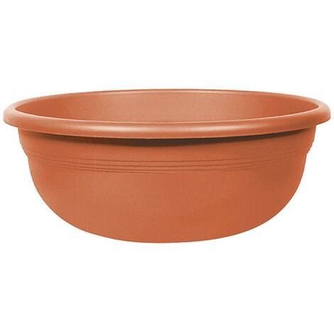 Vaso ciotola bassa, in terracotta, 26 cn