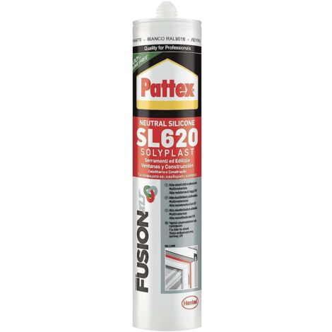 1PZ SILICONE NEUTRO PER EDILIZIA E SERRAMENTI 'SOLYPLA ml 300 - marrone RAL 800