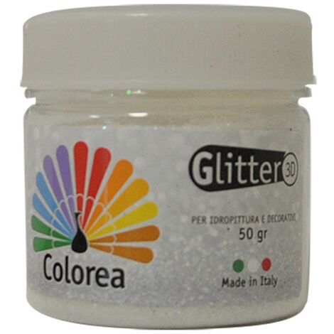 12PZ GLITTER IRIDESCENTI IN POLVERE gr.50 - colore rame