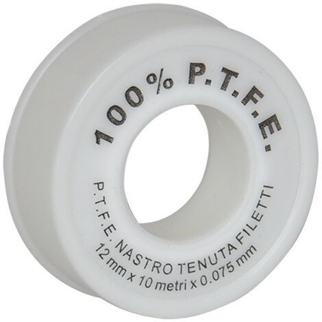 Nastro teflon 100% PTFE 1/2" per tenuta filetti -12 m