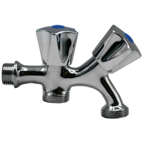 1PZ RUBINETTO ATTACCO LAVATRICE E LAVASTOVIGLIE manopole abs