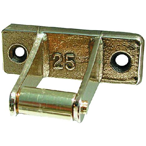 1PZ CAVALLOTTO IN OTTONE PER ASTE DI CREMONESI mm 20 ottone lucido