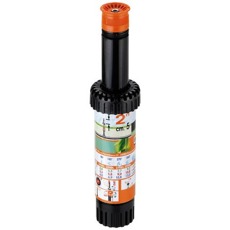 Orbit Irrigatore Pop-up Professionale 5 Cm - Getto 360° Regolabile Per Giardino