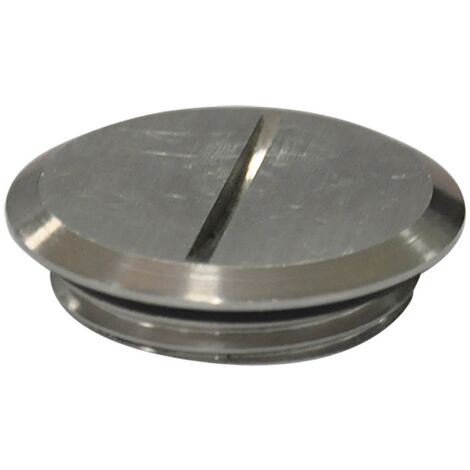 Tappo Di Chiusura Per Rubinetto Lavabo Con Foro - Diametro 52 Mm, Ricambio Per Fori Non Utilizzati, Colore Cromato