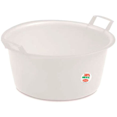 BACINELLA ROTONDA ø 30 cm -  7 lt neutro STEFANPLAST