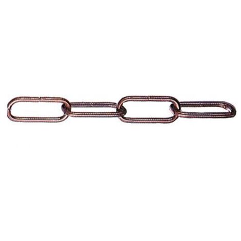 Catena Per Lampadari F. Tondo 3,8 Mm Nichelato 500 Mm - 6 Pl