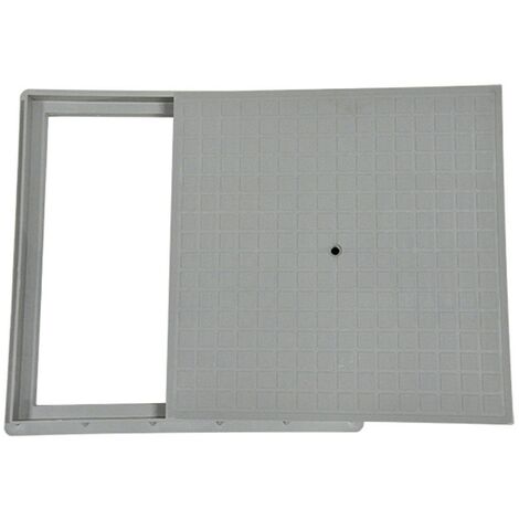 1PZ CHIUSINO CARRABILE COPERCHIO CON BULLONE cm 45 x 45 coperchio 43x43 cm,telaio 47,5x47,5 cm