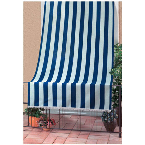 1PZ TENDA DA SOLE MOD. RIO CM.140X250 BIANCO/BEIGE (1/5)