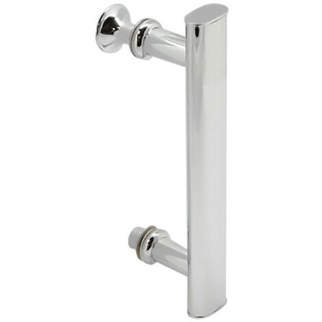 1COPPIA MANIGLIONE PER BOX DOCCIA cm. 20 x 8 - interasse 15 cm