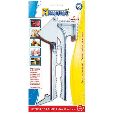 1PZ UTENSILE DA CUCINA MULTIFUNZIONE 'SUPER' art. 698 - 9 funzioni