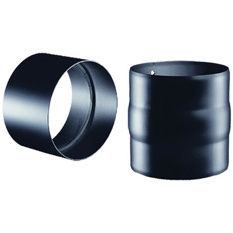 MANICOTTO IN ACCIAIO NERO ø cm 13 F/F - sp.2 mm (legna) KASART