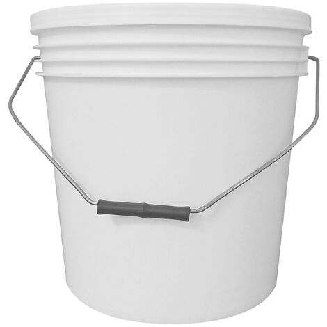 1PZ SECCHIO PLASTICO TRONCO CONICO Lt. 6  - ø19 x h.21 cm