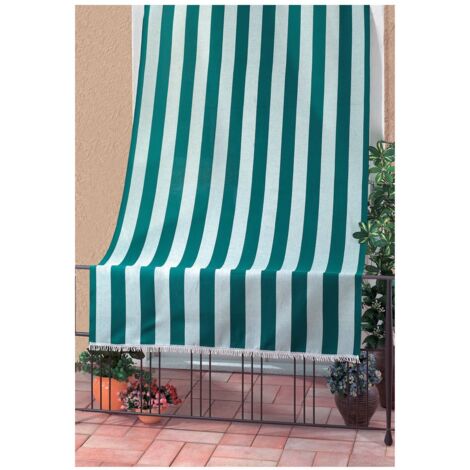 AT17 Tenda Pizzo di Poliestere Shabby Chic Poly-Ciel Collection 140 x 290 Colore Bianco