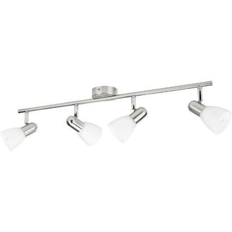 Lampada A Soffitto Philips Meranti Con 4 Faretti Regolabili - Design Moderno, Finitura Nickel - Foto 7