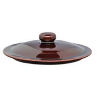 2PZ coperchio in terracotta brunella - cm.18