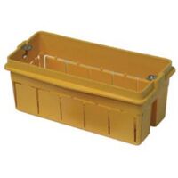 10PZ SCATOLA INCASSO INSERTI METALLO SENZA COPERCHIO 4 posti tipo 504