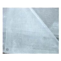 1PZ TELO TENDA PE RETINATO TRASPARENTE CON OCCHIOLI - cm.350x200