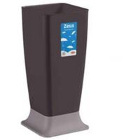 6PZ PORTAOMBRELLI ZEUS IN POLIPROPILENE - colore moka/tortora