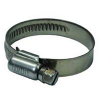50PZ FASCETTA STRINGITUBO IN ACCIAIO INOX AISI 304 MM.10 - ø mm.25/40