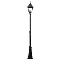 1PZ LAMPIONE SU PALO MODELLO NEW YORK - 100w IP44 cm.210h. colore nero