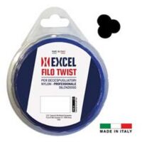 1PZ FILO PER DECESPUGLIATORE IN NYLON SILENZIATO RITORTO BLU - mm.3 in matassa da mt.50