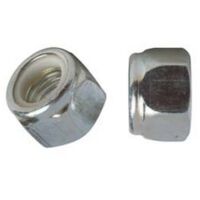 100PZ DADO AUTOBLOCCANTE ZINCATO - mm.16