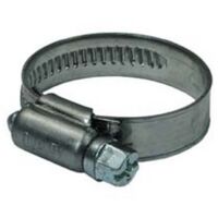 100PZ FASCETTA STRINGITUBO IN ACCIAIO INOX AISI 430 MM.9,8 - ø mm.10/16