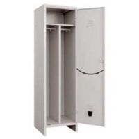 1PZ ARMADIO SPOGLIATOIO SPORCO/PULITO AD UNA ANTA MONTATO - cm.50x50x180h.