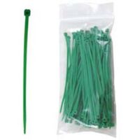 1BS FASCETTE NYLON VERDI IN CONFEZIONE PEZZI 100 - mm.4,8x300