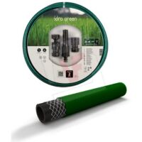 1ROTOLO TUBO PER GIARDINAGGIO IDRO GREEN KIT 3 raccordi+lancia Ï mm.15 (mt. 15)