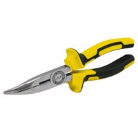 Utilia PINZA A BECCHI 1/2 TONDI PIEGATI PROFESSIONALE mm. 160 Utilia 6 PZ