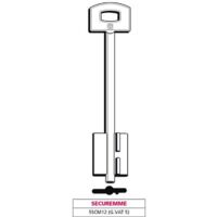 5PZ CHIAVE A DOPPIA MAPPA 5SCM12 (G. VAT 5) SECUREMME