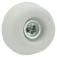 20CF CONFEZIONE 8 SOTTOSEDIE CONO CON VITI MM.30 BIANCO
