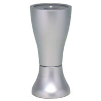 12PZ PIEDINO ABS REGOLABILE 90 MM ALLUMINIO P0224