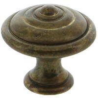50PZ POMOLO ART. 24499 IN OTTONE FINITURA ANTICO DIAMETRO 25 MM
