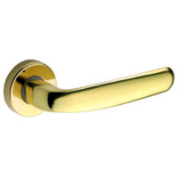 2PZ MANIGLIA "EASY" CON ROSETTA INNOX BRASS