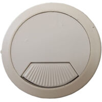 20PZ BOCCHETTA PASSACAVI D 60 MM PLASTICA GRIGIO