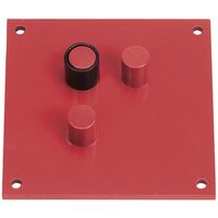1PZ PIASTRA PIEGAFERRO cm 18 x 18 ø mm 16