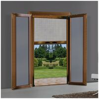 1PZ ZANZARIERA A RULLO VERTICALE PER PORTA/FINESTRA cm 140 x 250 - bronzo